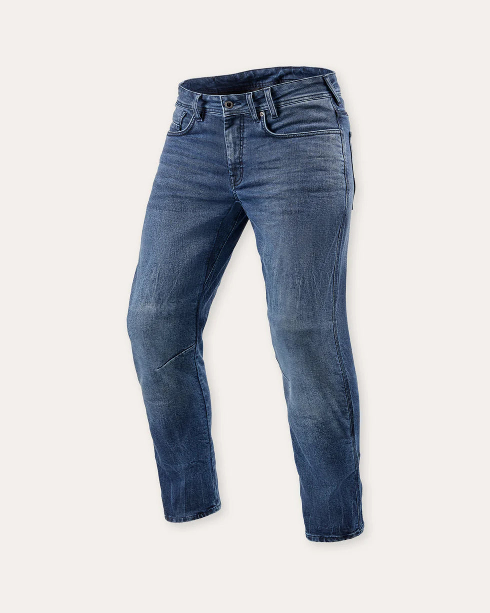 REV'IT! Detroit 2 TF Medium Blue Motocikliniai Džinsai