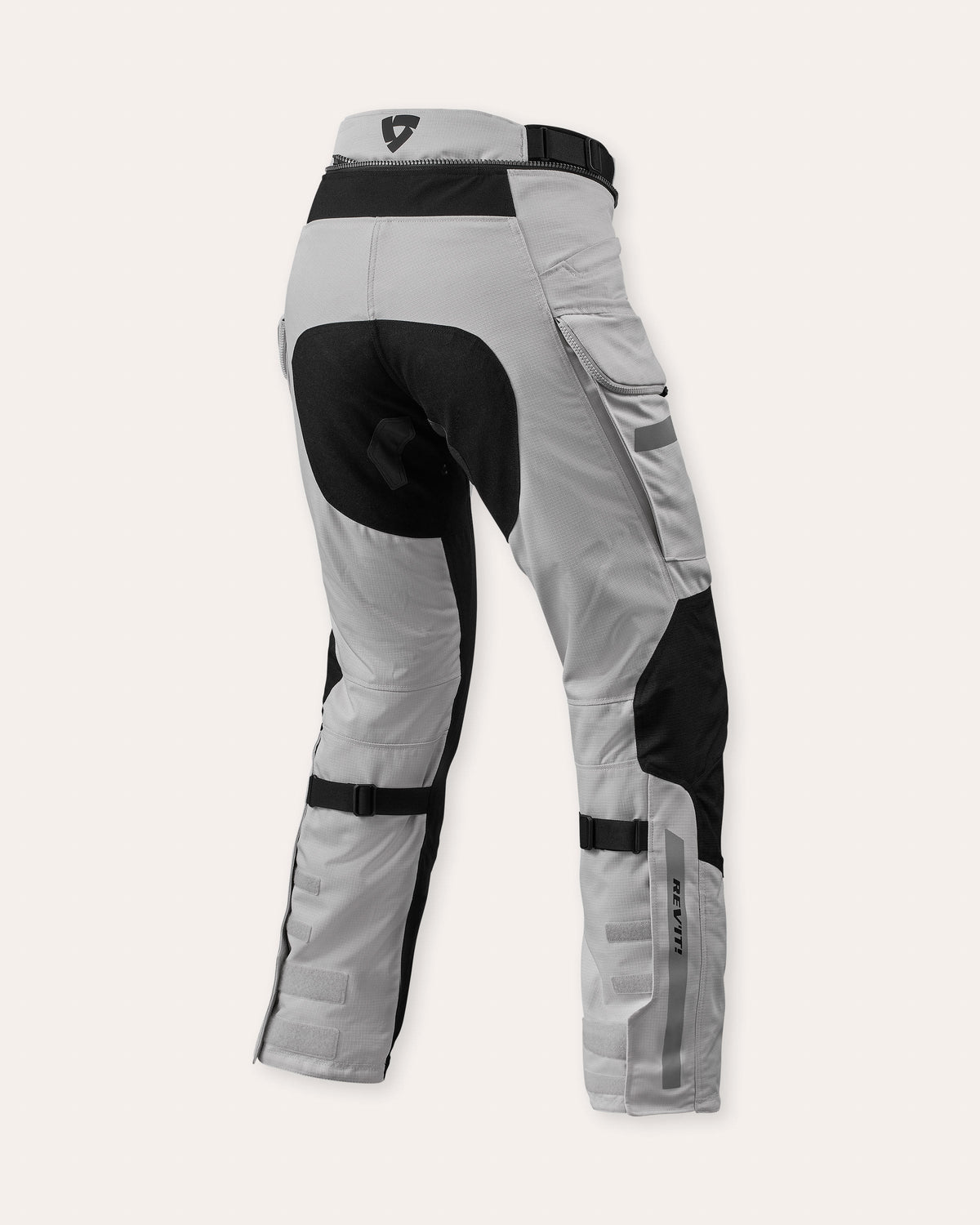 REV'IT! Sand 4 H2O Ladies Moteriškos Tekstilinės Moto Kelnės Silver/Black/Sand EU 38