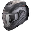 Scorpion EXO-TECH EVO PRO Commuta Matt Black/Silver – Modulinis Motociklo Šalmas