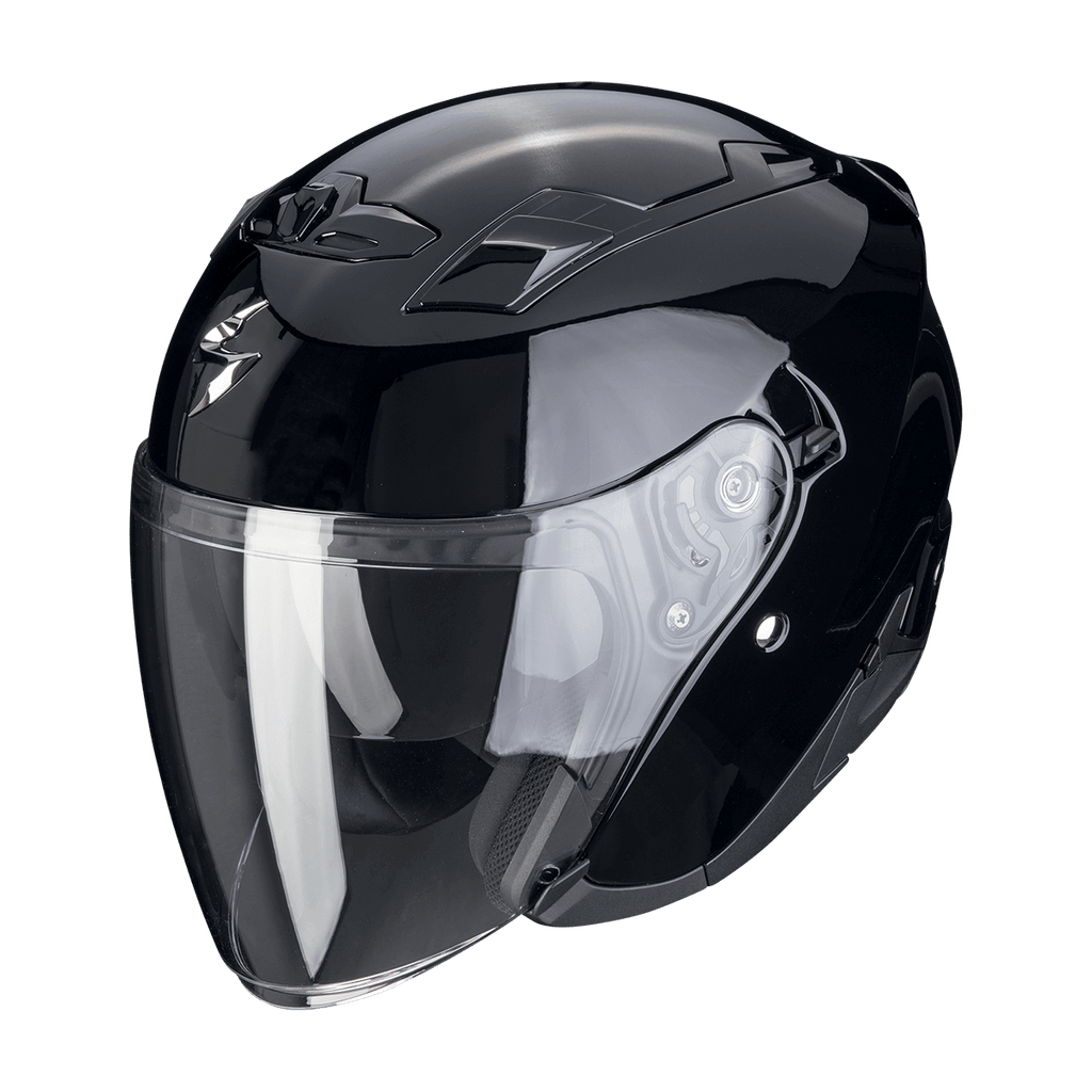 Scorpion EXO-230 Solid Matt Black atviras motociklininko šalmas