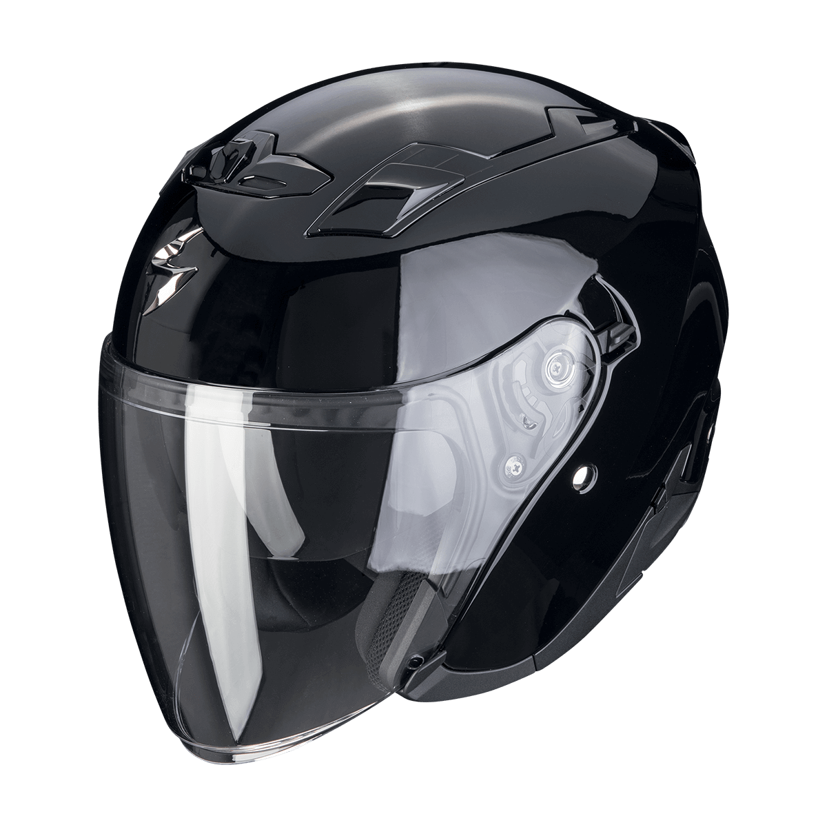 Scorpion EXO-230 Solid Matt Black atviras motociklininko šalmas
