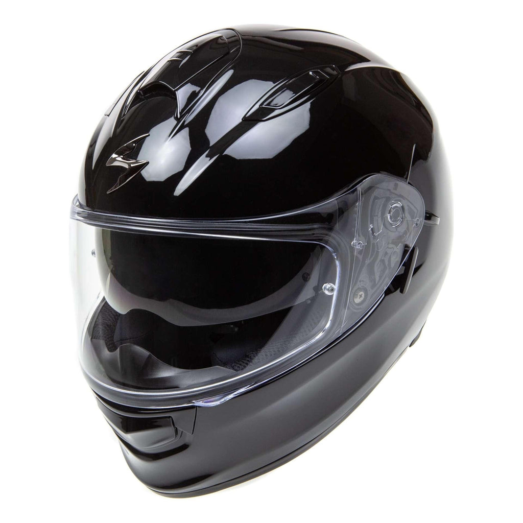 Scorpion EXO-491 Solid Black – Integralus Motociklo Šalmas