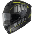iXS422 FG 2.1 Matt Black/Neon Yellow – Integralus Motociklo Šalmas