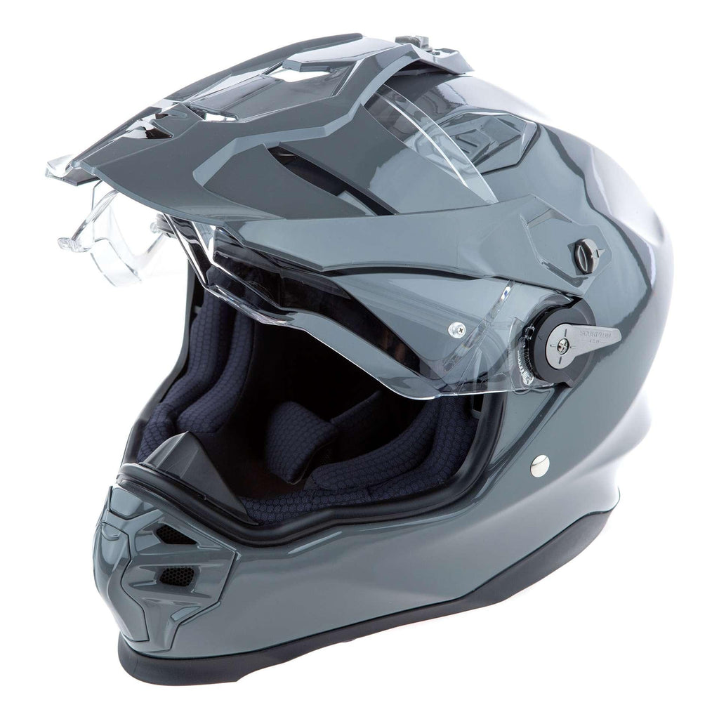 Scorpion ADF-9000 AIR Solid Cement Grey  – Adventure motociklo šalmas
