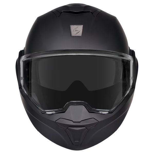 Scorpion EXO-TECH EVO Matt Black – Modulinis Motociklo Šalmas