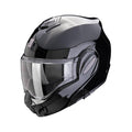 Scorpion EXO-TECH EVO PRO Solid Metallic Black – Modulinis Motociklo Šalmas