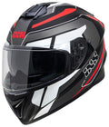 iXS 216 2.2 Grey-Black-Red L pilno veido motociklininko šalmas
