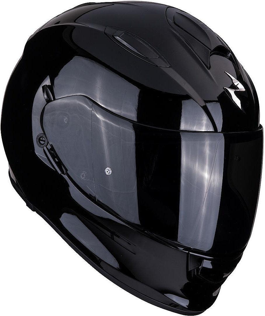Scorpion EXO-491 Solid Black – Integralus Motociklo Šalmas