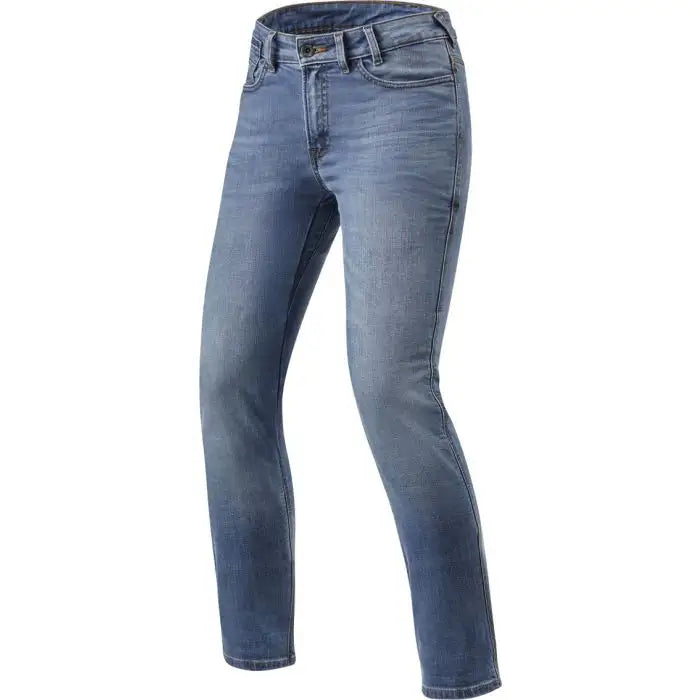 REV'IT! Victoria Ladies SF Classic Blue Motocikliniai Džinsai