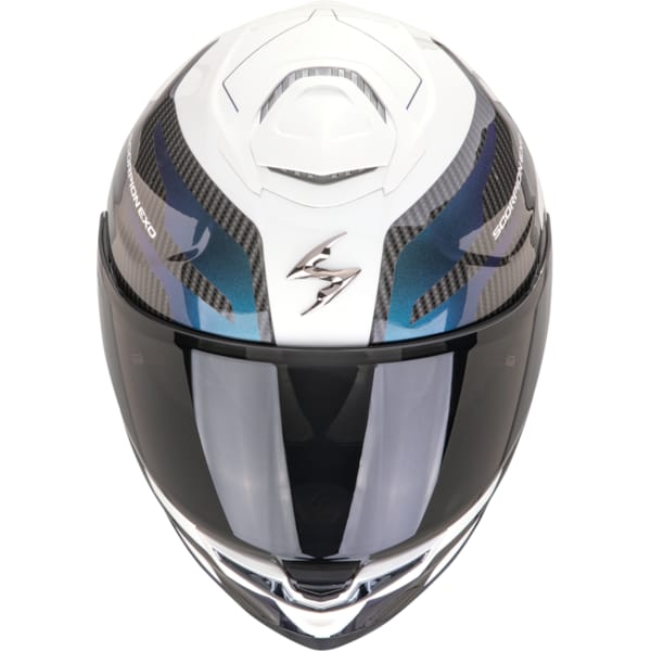 Scorpion EXO-GT SP AIR Flex White Chameleon – Integralus Motociklo Šalmas