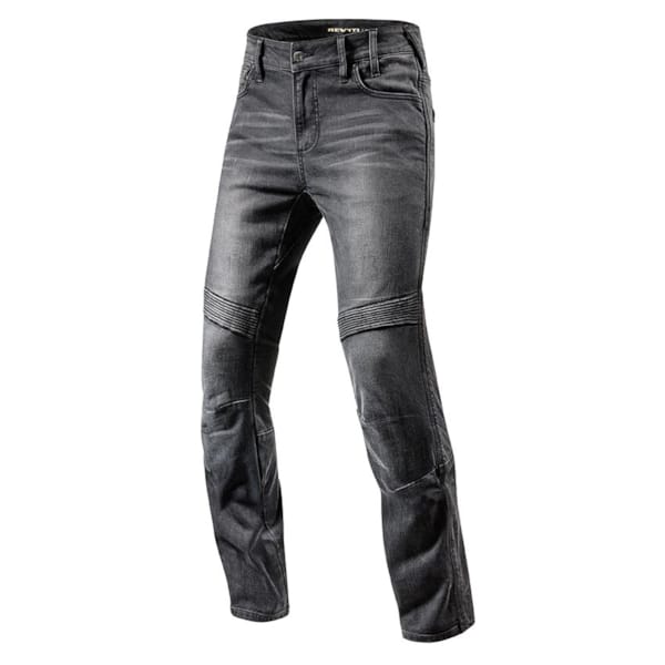 REV'IT! Moto TF Black Motocikliniai Džinsai