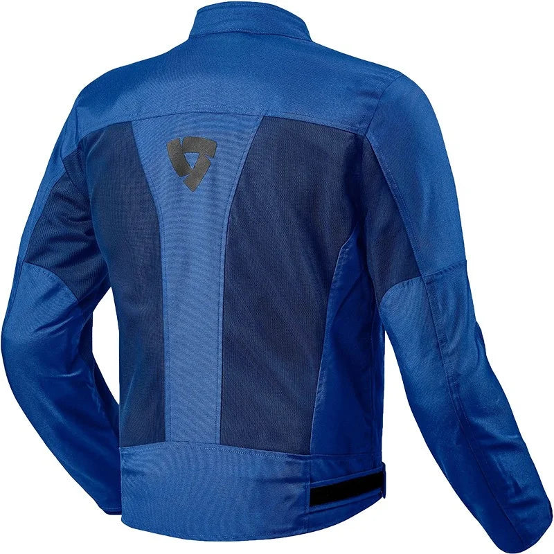 REV'IT! Eclipse Ladies Blue moteriška vasarinė motociklininko striukė