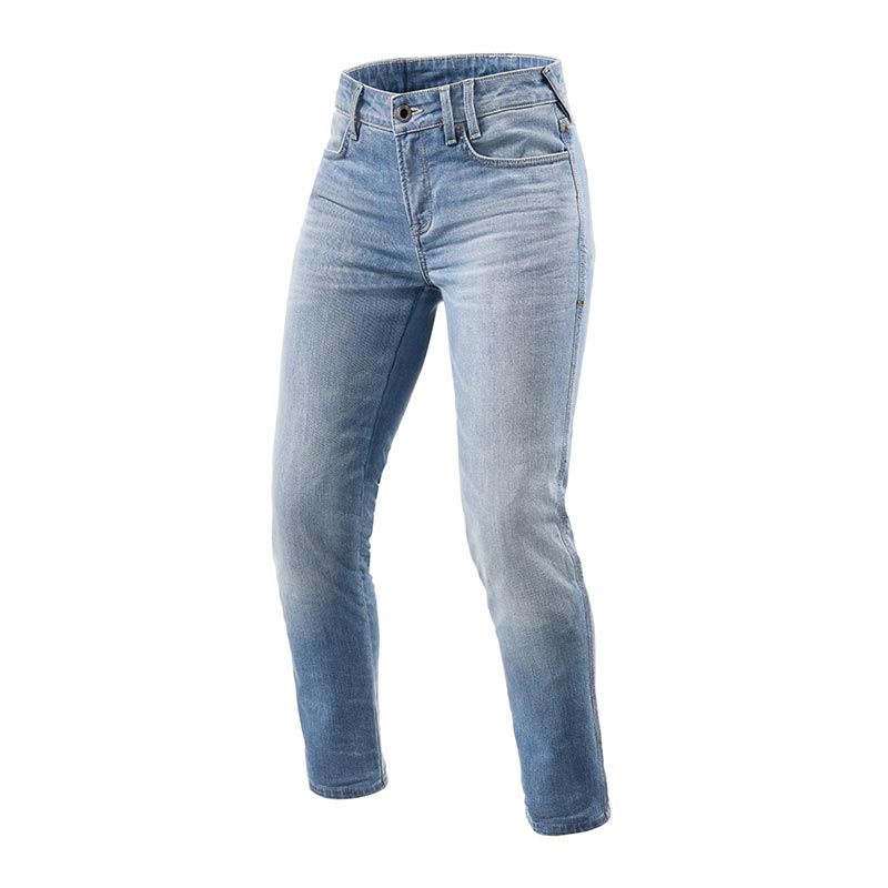REV'IT! Shelby 2 Ladies SK Light Blue Motocikliniai Džinsai