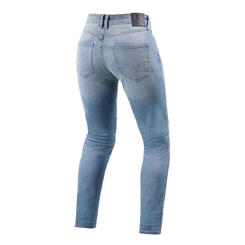 REV'IT! Shelby 2 Ladies SK Light Blue Motocikliniai Džinsai