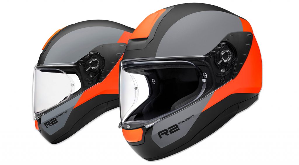Schuberth R2 Traction Orange integralinis motociklininko šalmas