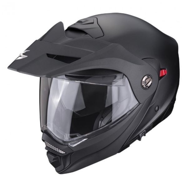 Scorpion ADX-2 Matt Pearl Black  – modulinis motociklininko šalmas